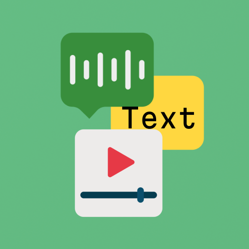 Video and Audio to Text Logo