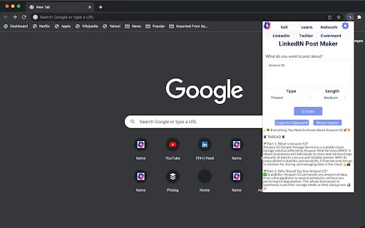 acquisitionAI - Chrome Extension - AI Tool Ocean