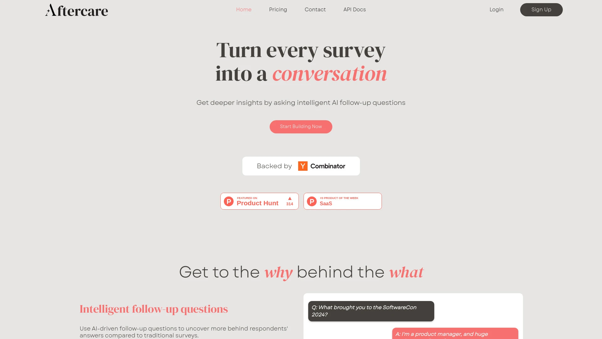 Aftercare - AI Tool Ocean