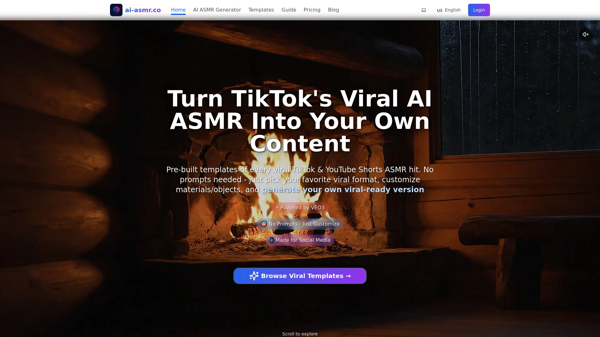 AI ASMR Generator- Create Viral Videos Instantly - AI Tool Ocean