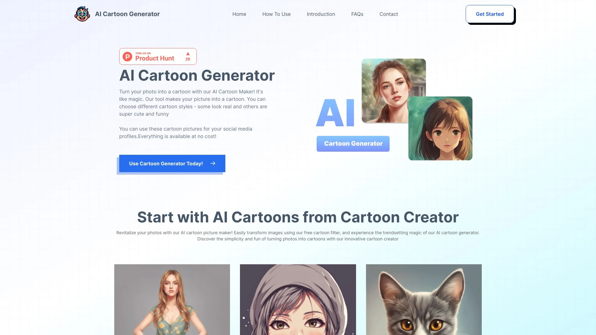 AI Cartoon Generator - AI Tool Ocean