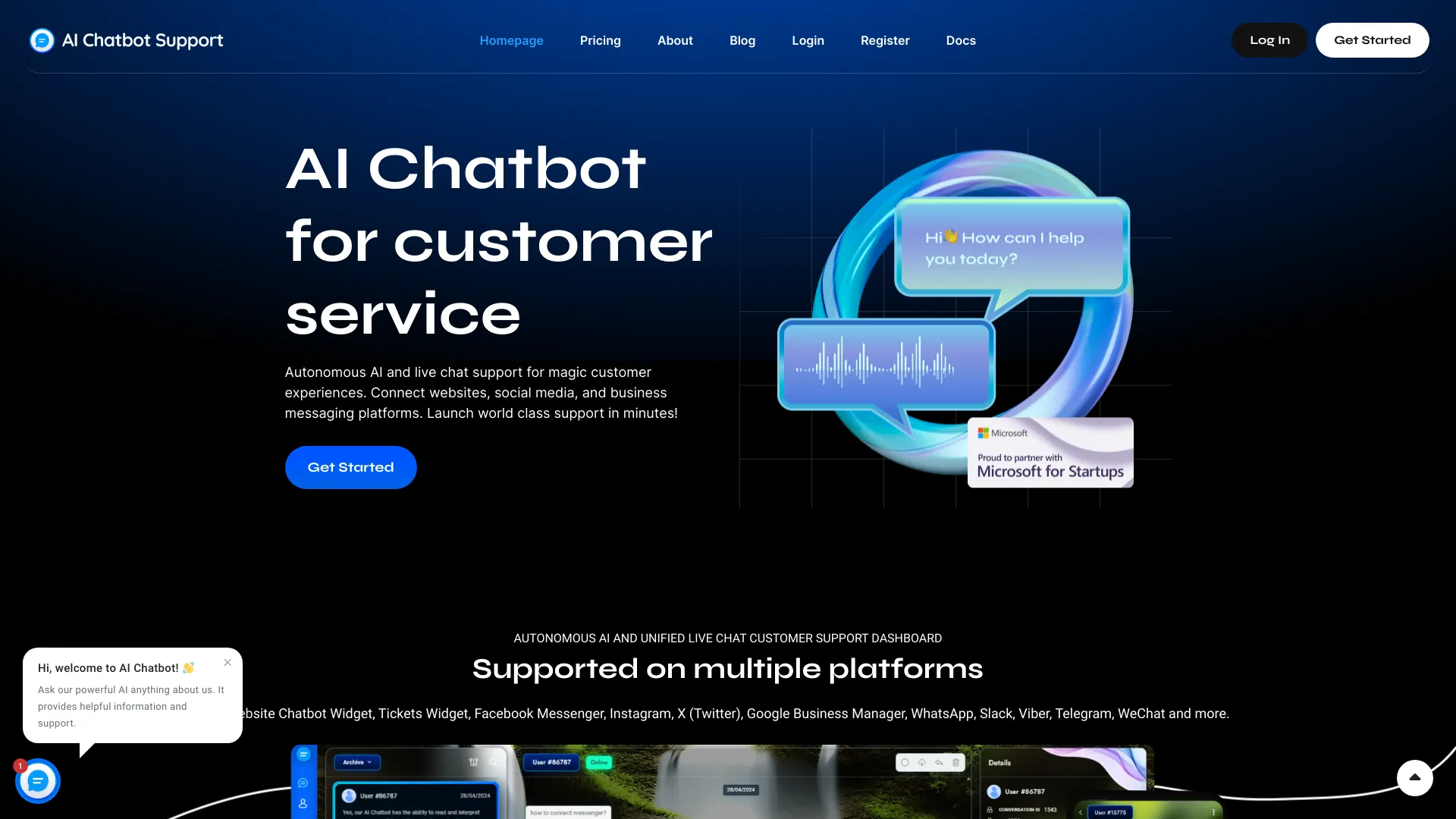 AI Chatbot Support - AI Tool Ocean