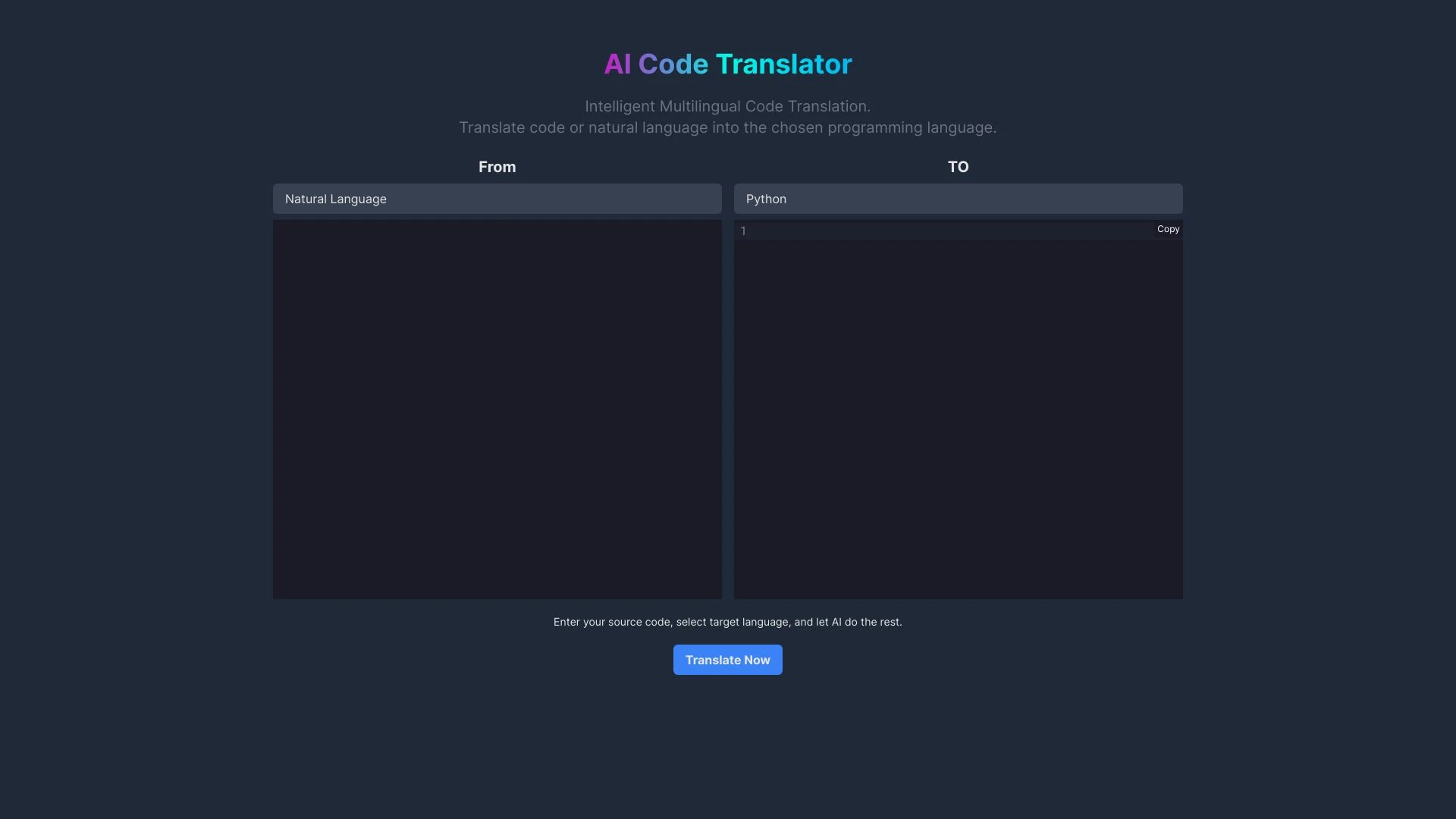 AI Code Translator - AI Tool Ocean