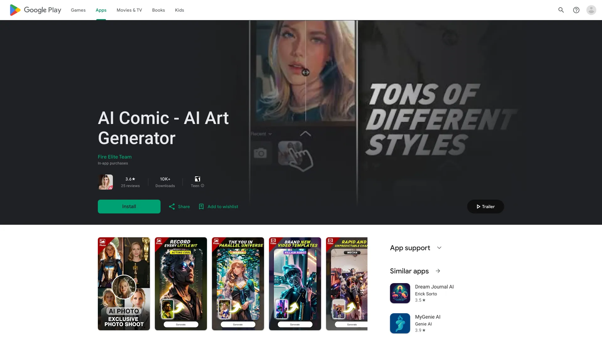 AI Comic - AI Art Generator - AI Tool Ocean
