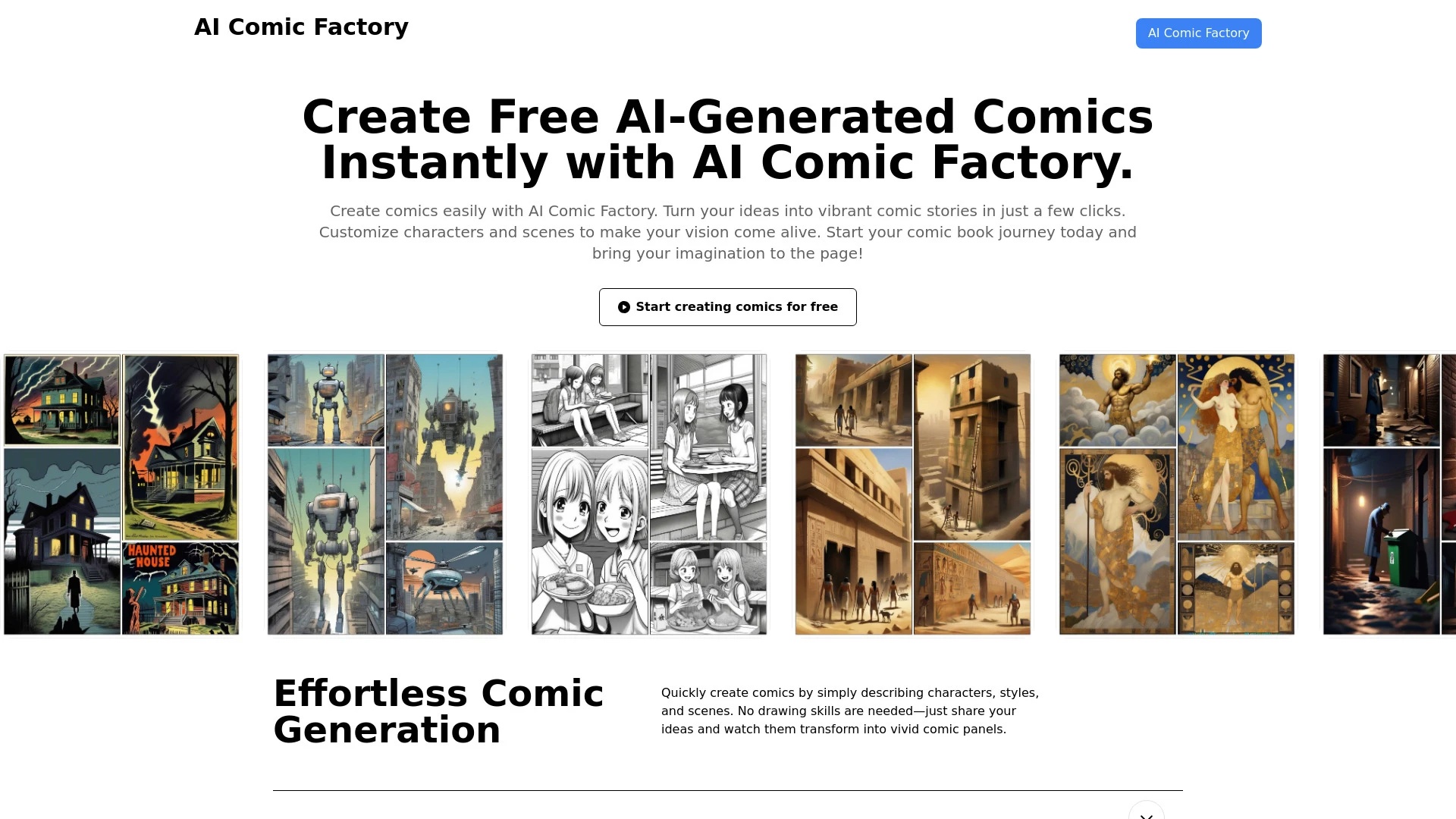 AI Comic Factory - AI Tool Ocean