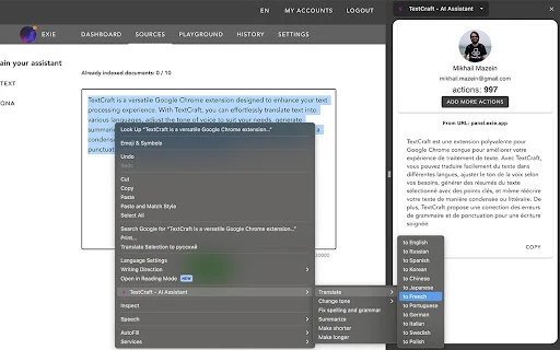 AI in your browser - Chrome Extension - AI Tool Ocean