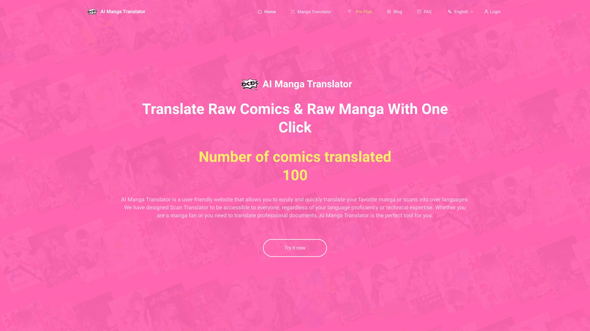 AI Manga Translator - AI Tool Ocean