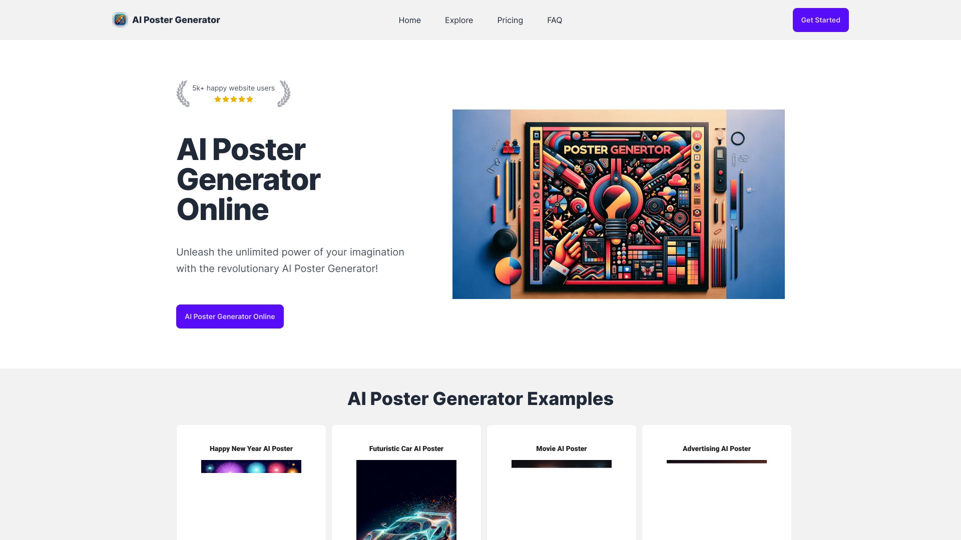 AI Poster Generator - AI Tool Ocean