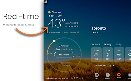 AI-powered weather forecasting - Chrome Extension - AI Tool Ocean