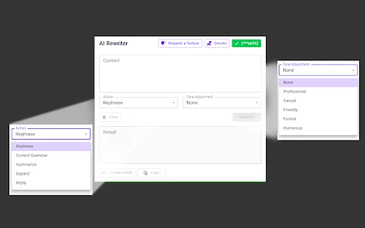 AI Rewriter - Chrome Extension - AI Tool Ocean