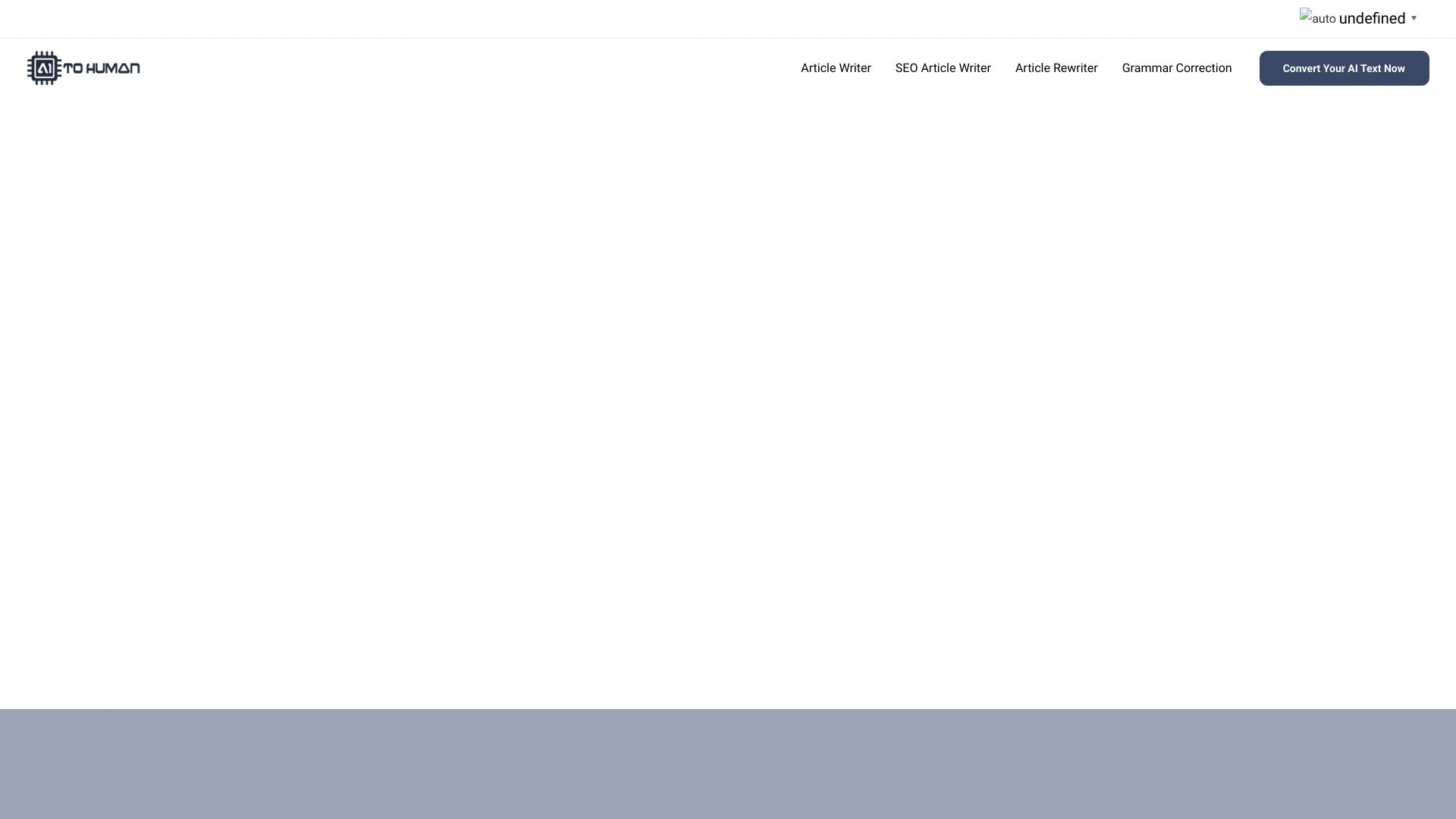 AI to Human Text Converter - AI Tool Ocean