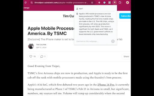 AI Tool Extension - Chrome Extension - AI Tool Ocean