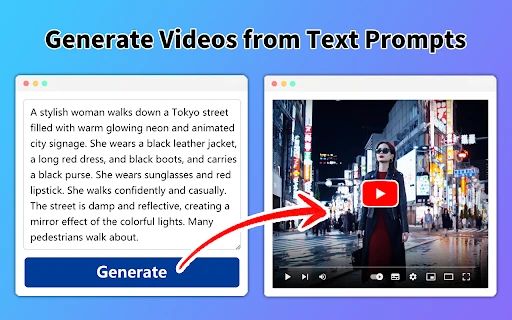 AI Video Generator - Chrome Extension - AI Tool Ocean
