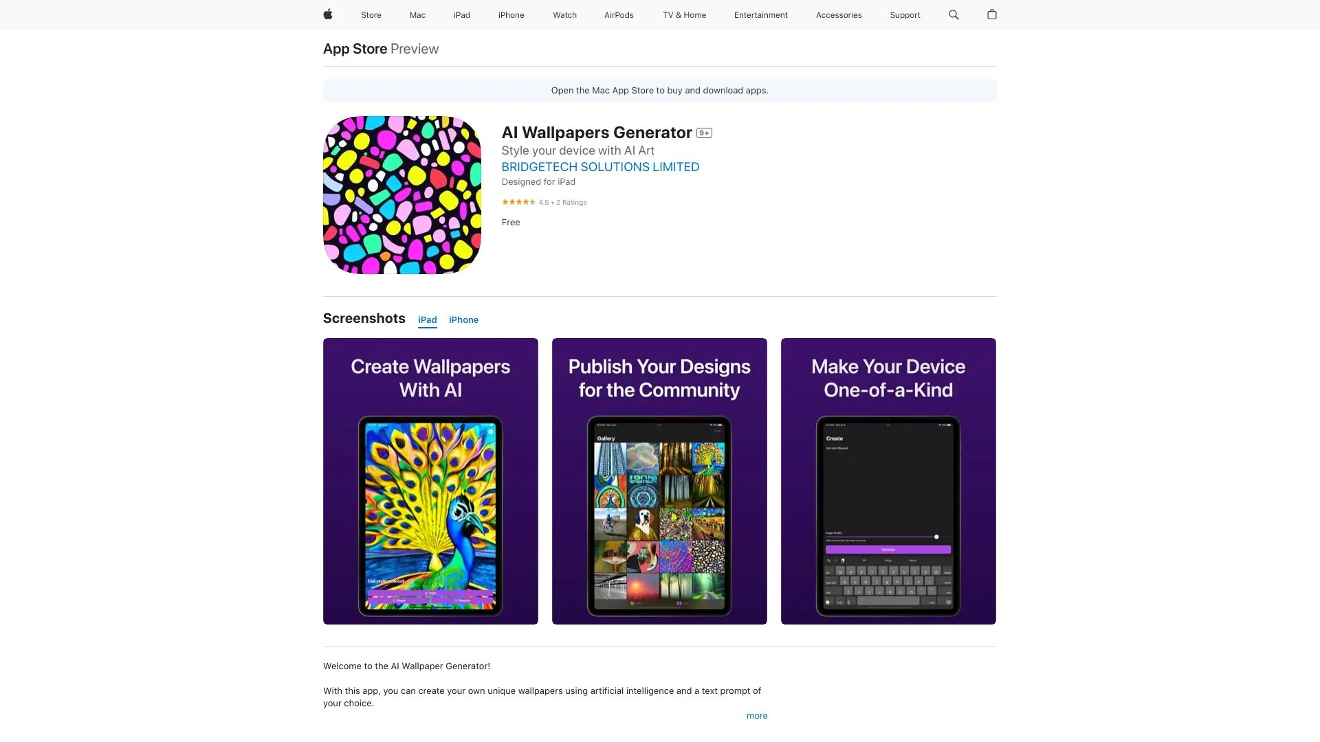 AI Wallpapers Generator - AI Tool Ocean