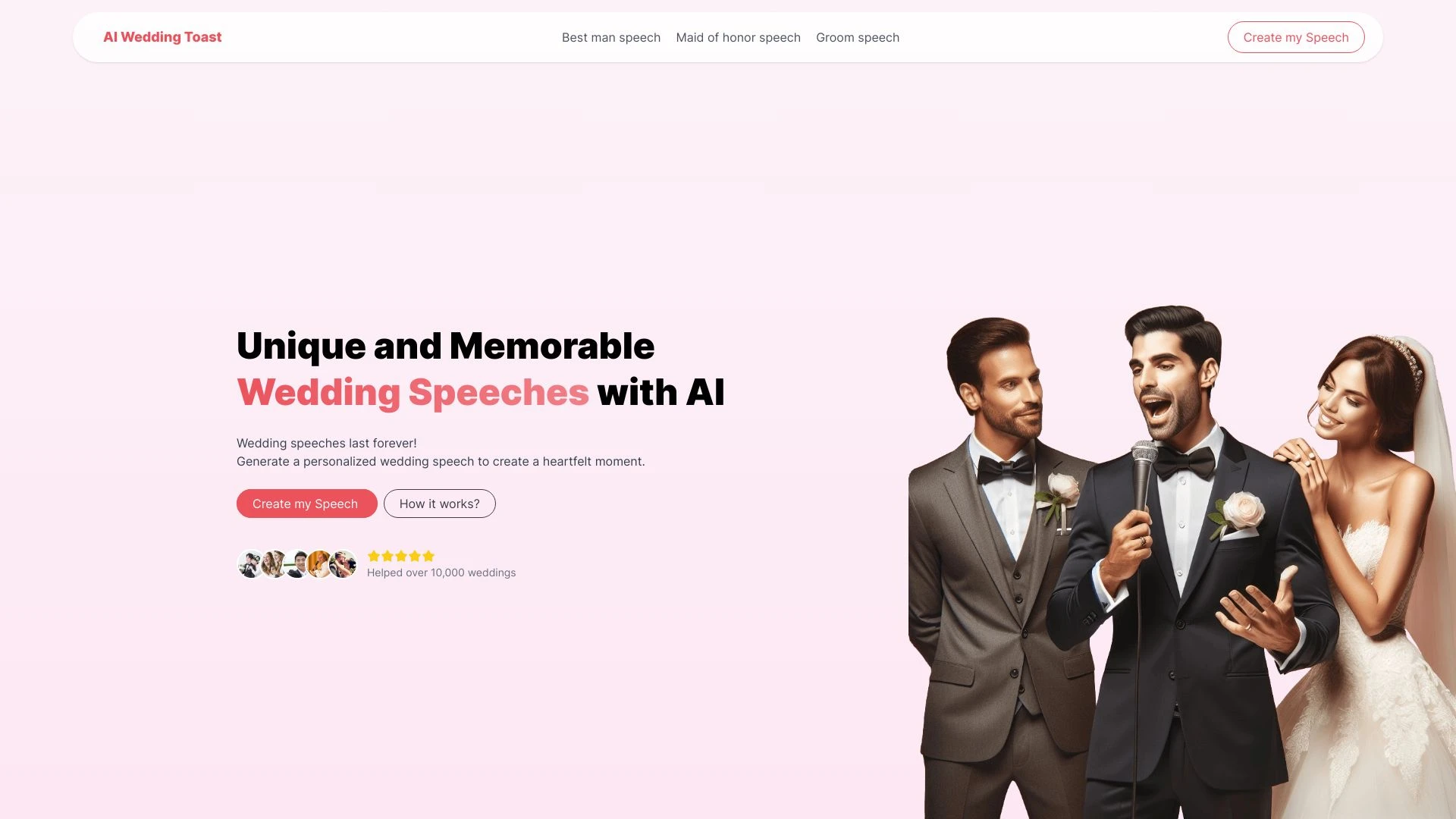 AI Wedding Toast - AI Tool Ocean