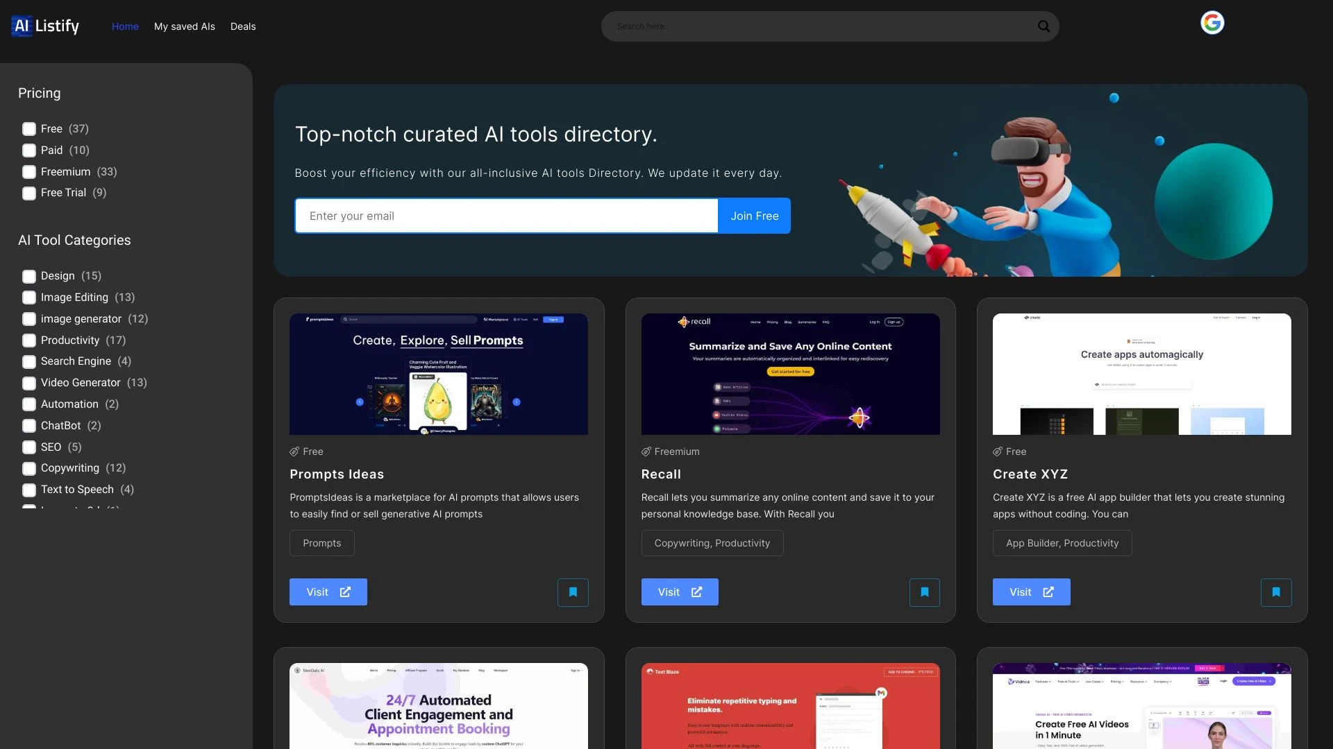 AIListify - AI Tool Ocean