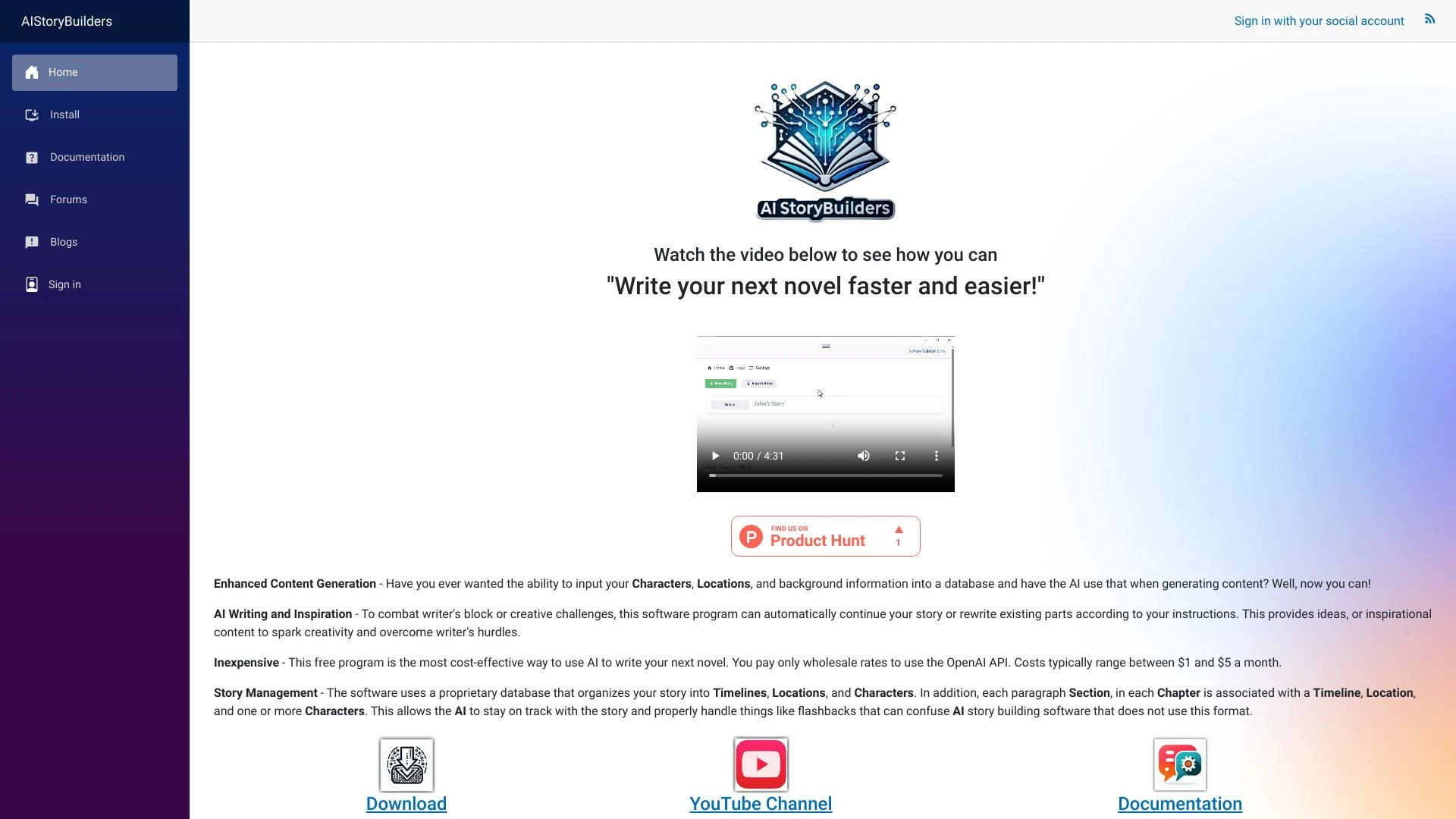 AIStoryBuilders - AI Tool Ocean
