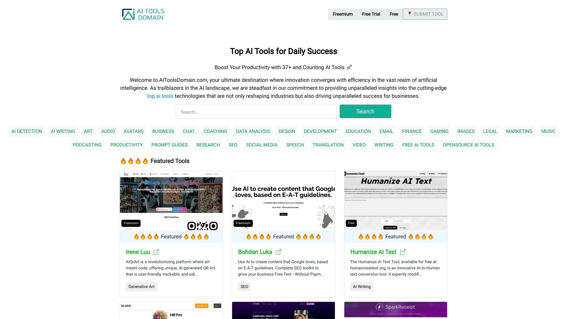 Aitoolsdomain.com - AI Tool Ocean