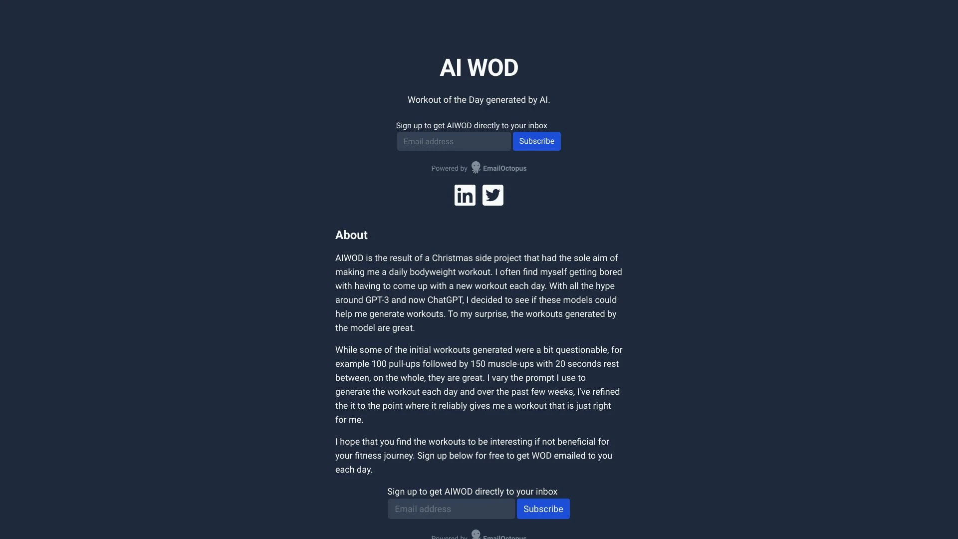 AIWOD Fitness - AI Tool Ocean