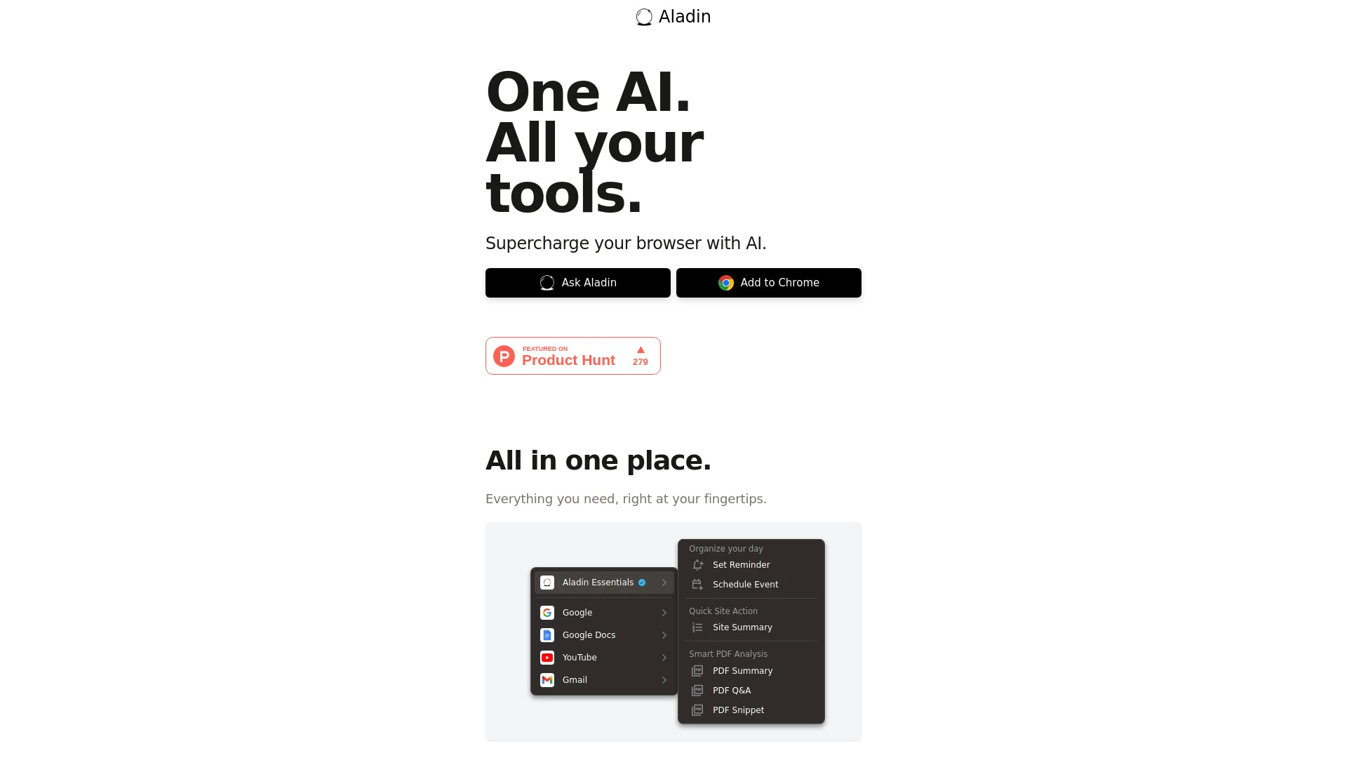 Aladin AI - AI Tool Ocean