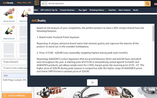 AMZBuddy - Chrome Extension - AI Tool Ocean