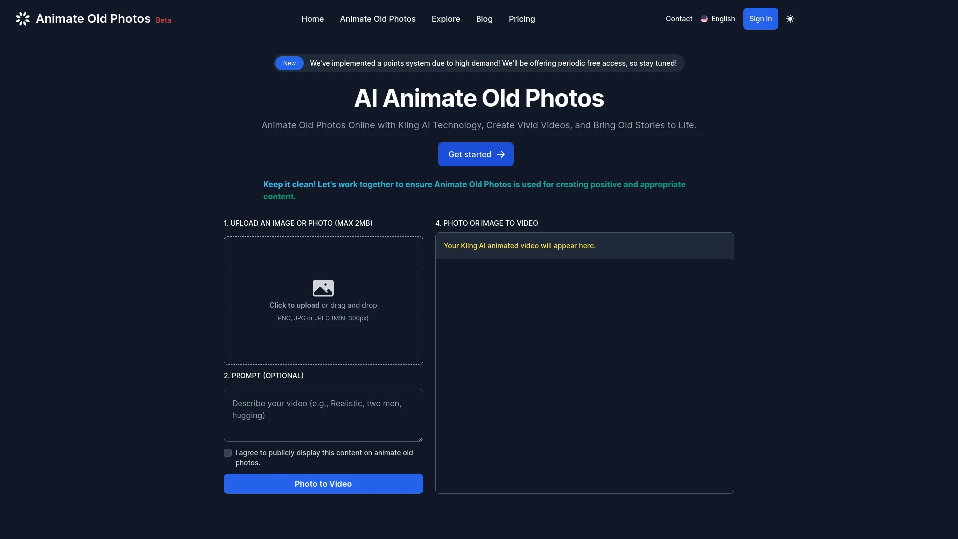Animate Old Photos - AI Tool Ocean