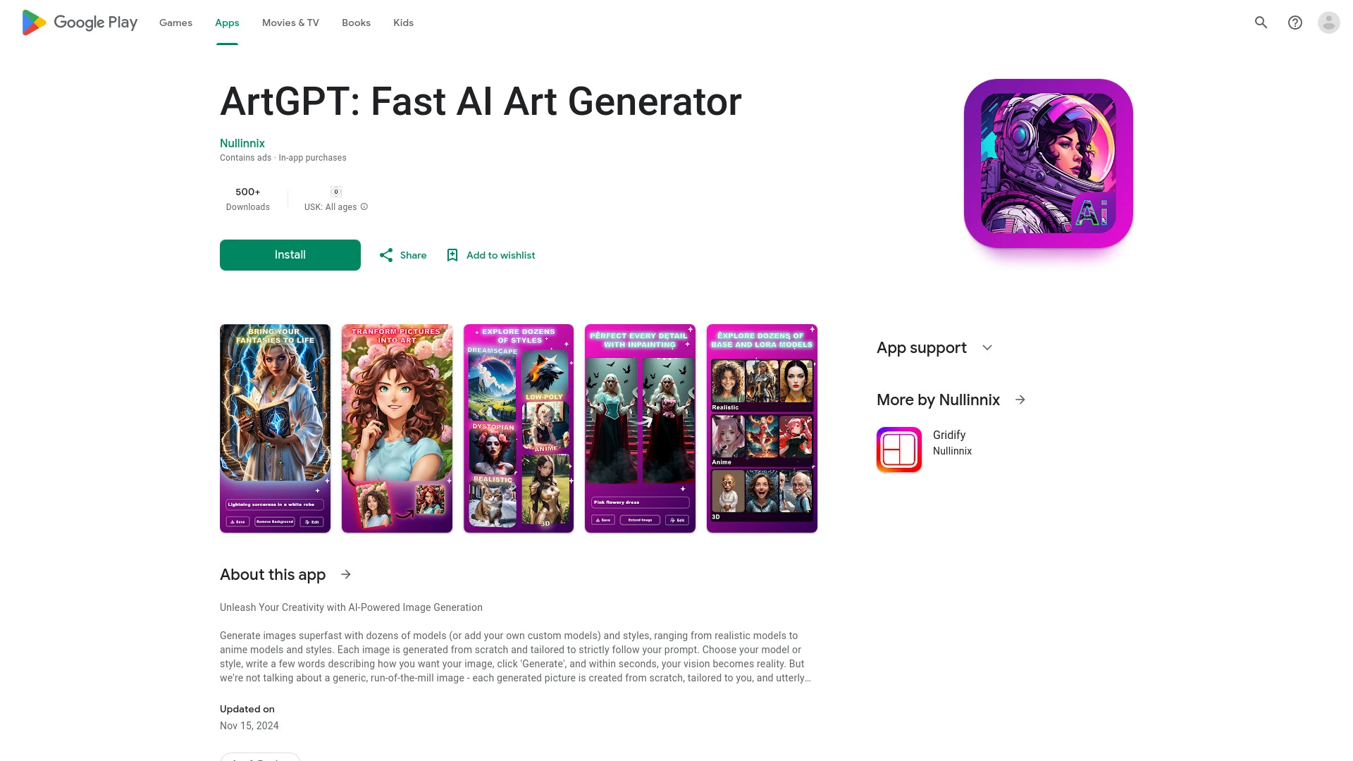 ArtGPT - AI Tool Ocean