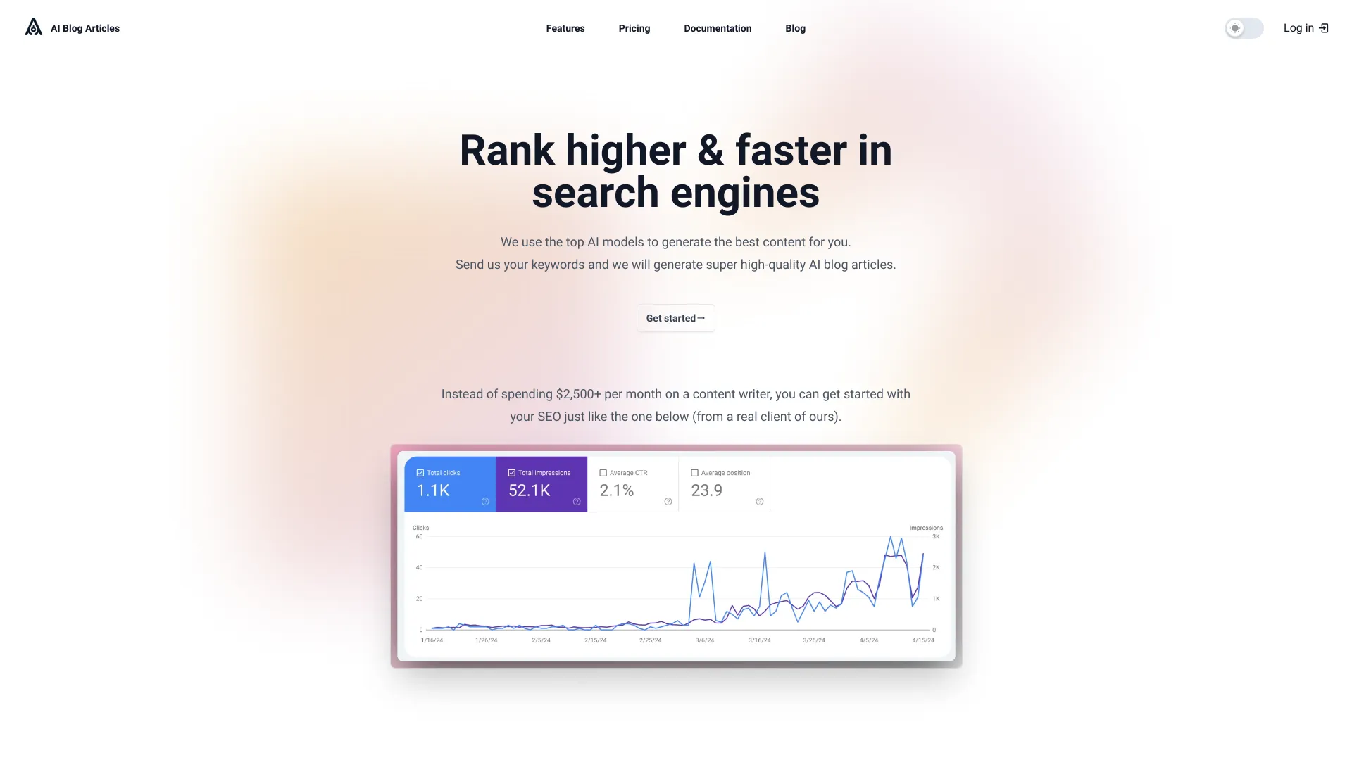 Article Generation - AI Tool Ocean
