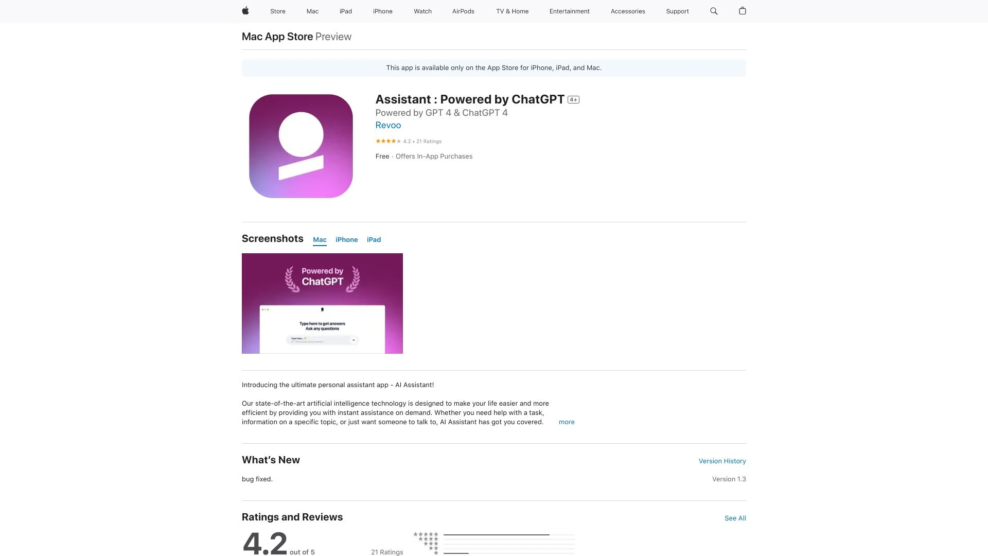 Assistant : Chatbot Apps - AI Tool Ocean