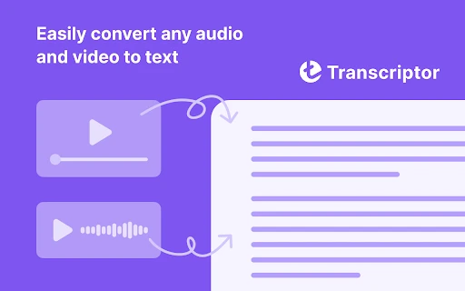 Audio-to-text conversion tool - Chrome Extension - AI Tool Ocean