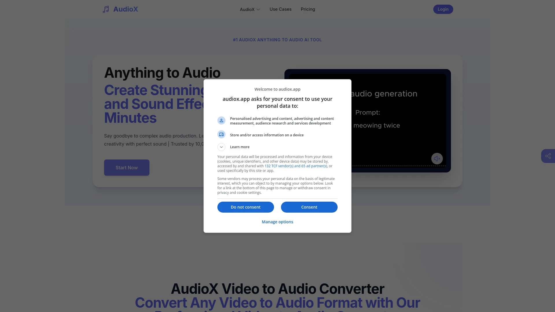 AudioX - AI Tool Ocean