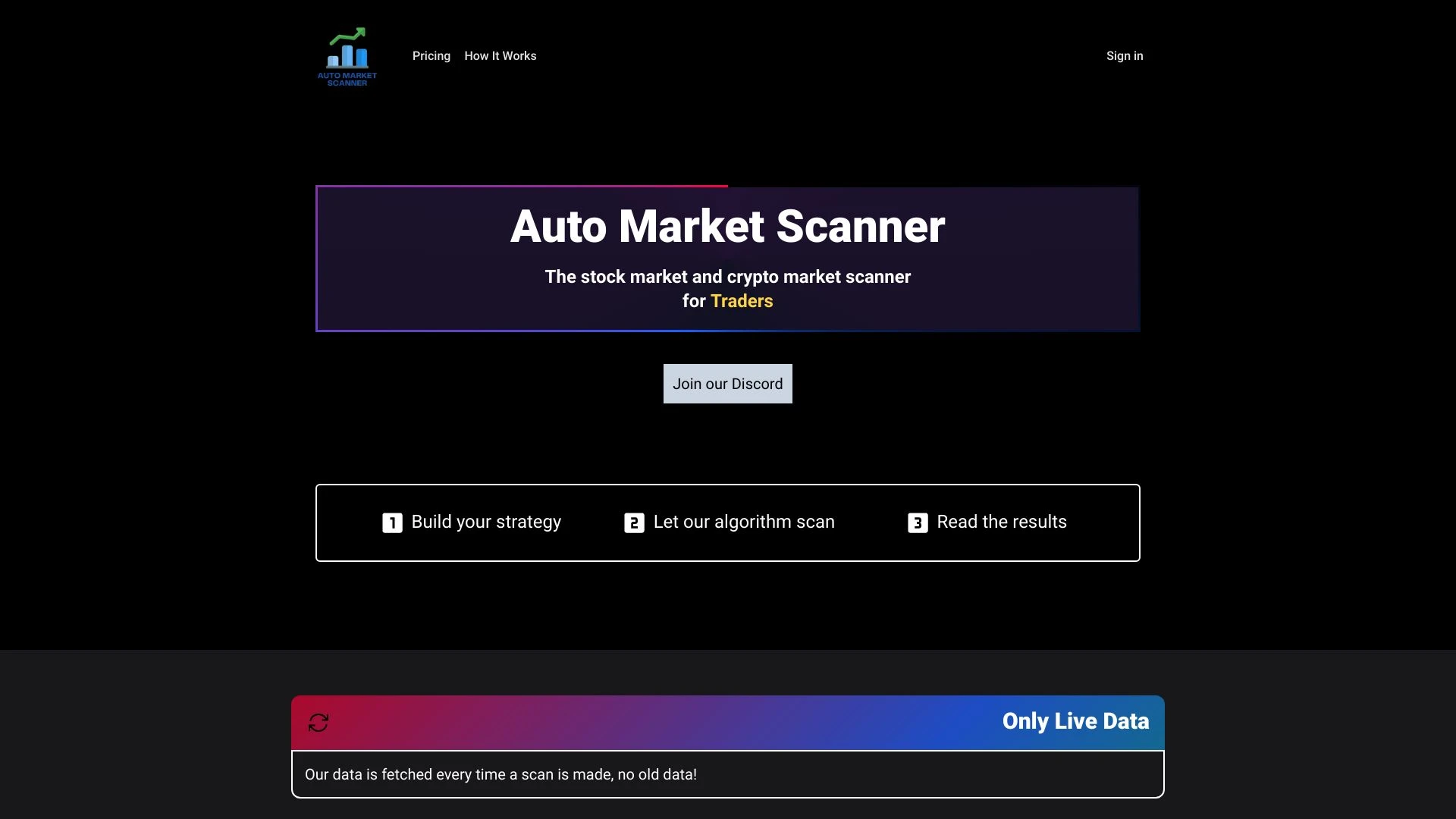 Auto Market Scanner - AI Tool Ocean