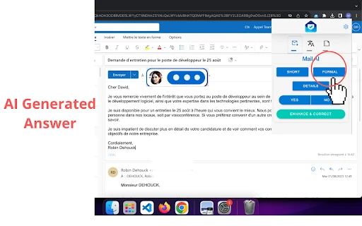 Automate your mail answering process using AI - Chrome Extension - AI Tool Ocean