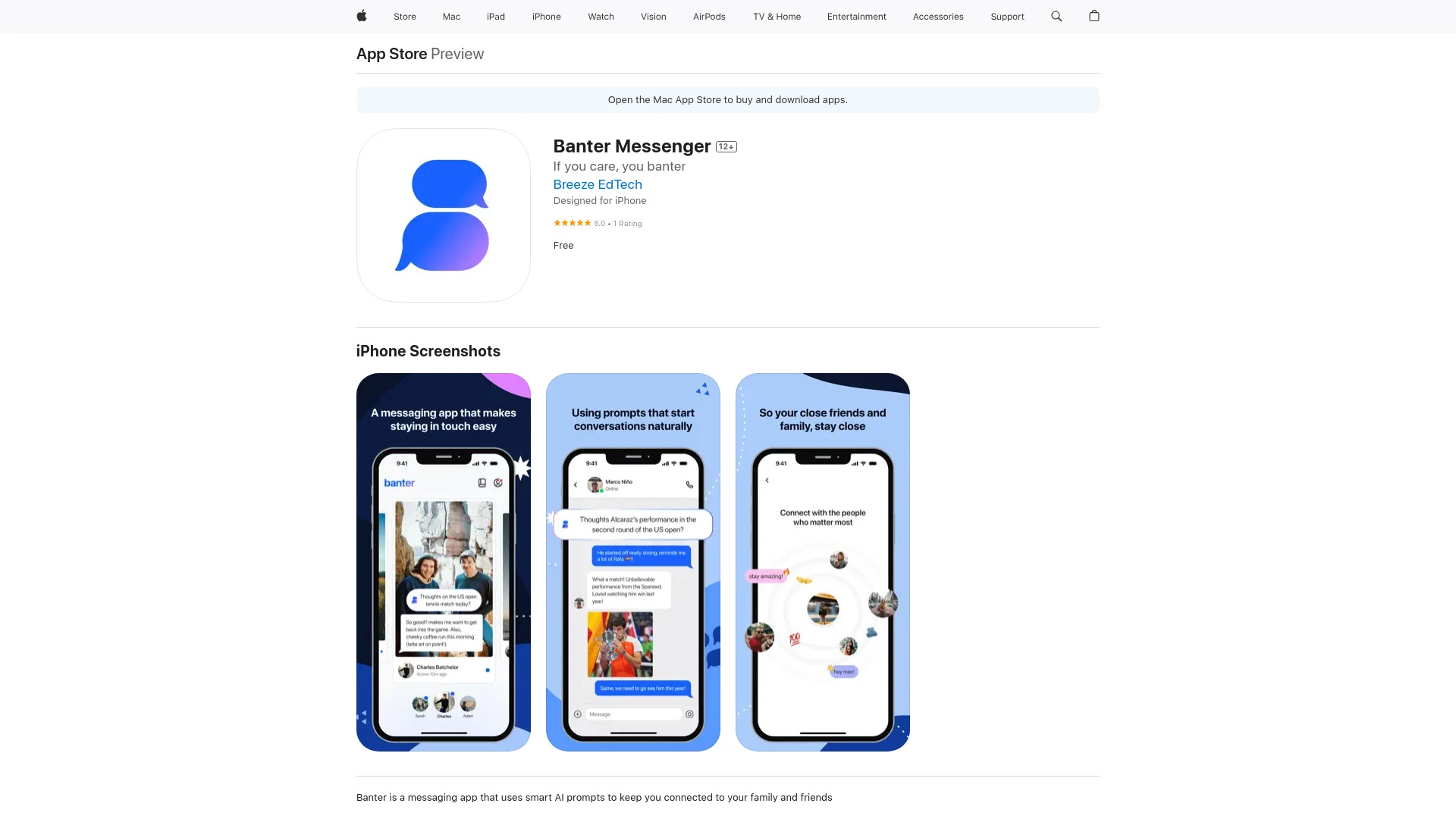 Banter Messenger - AI Tool Ocean