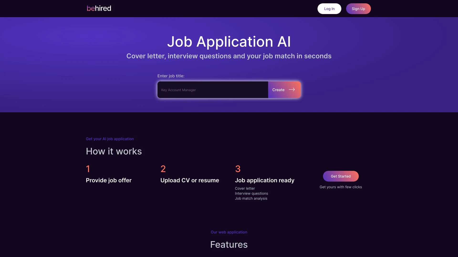 Behired - AI Tool Ocean