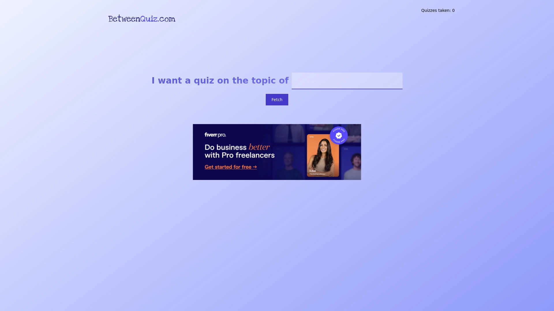 Betweenquiz - AI Tool Ocean