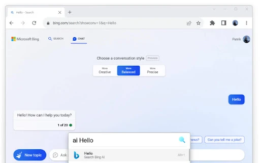 Bing AI Chatbot & Microsoft Copilot - Chrome Extension - AI Tool Ocean