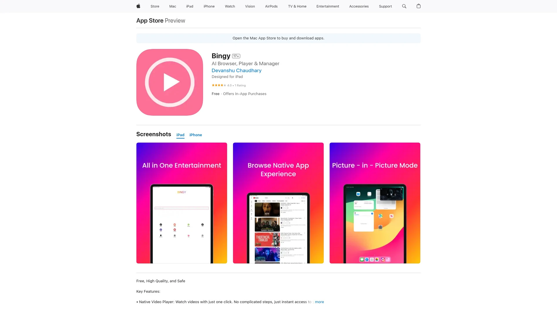 Bingy - AI Tool Ocean