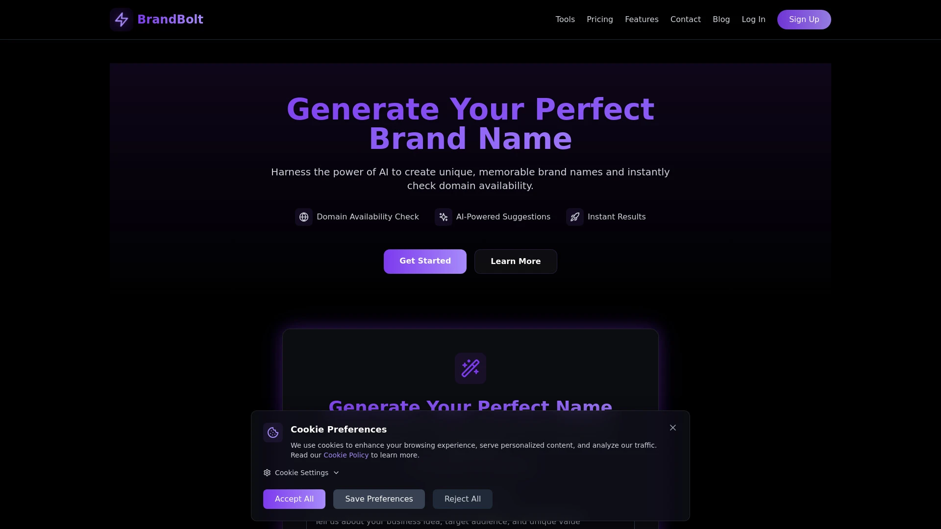 BrandBolt - AI Tool Ocean