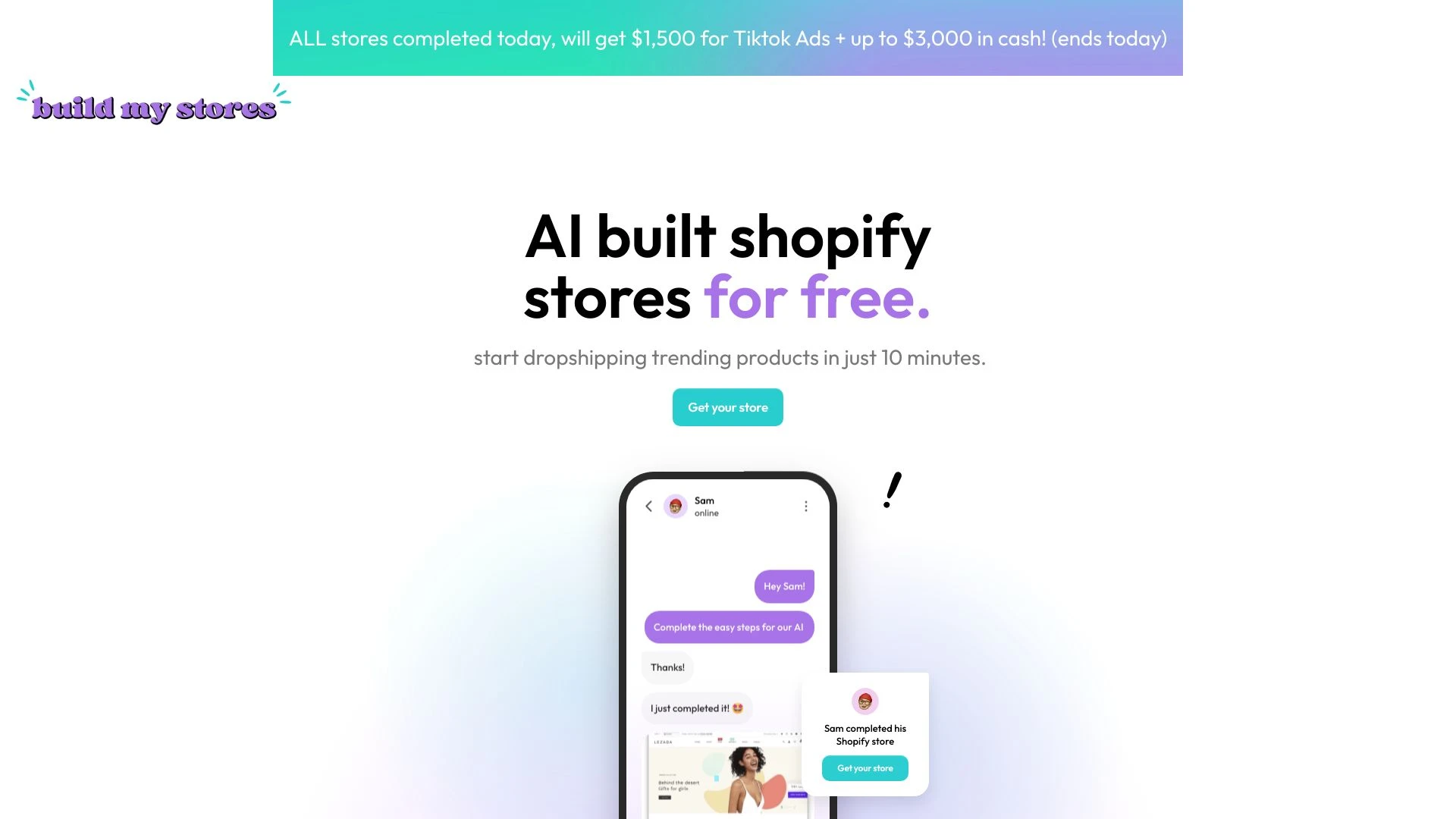 BuildMyStores - AI Tool Ocean