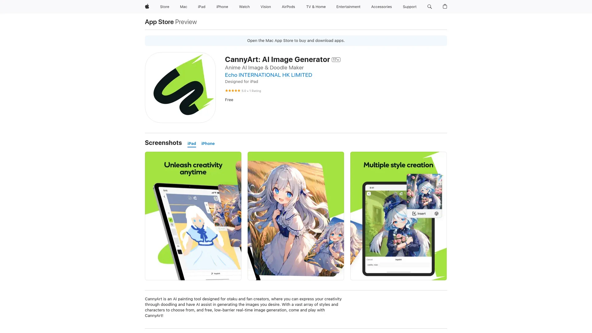 CannyArt - AI Tool Ocean