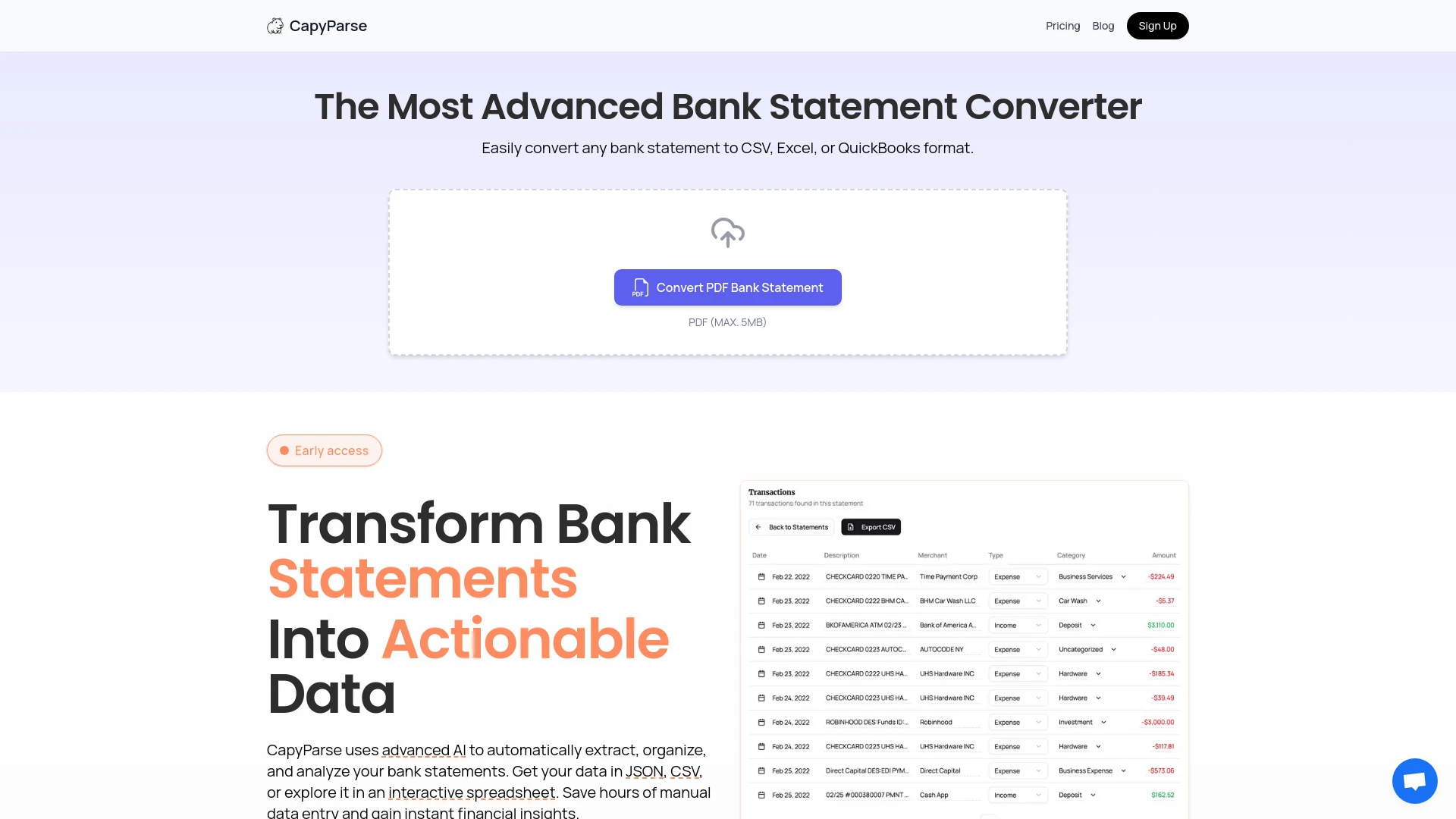 CapyParse - AI Tool Ocean