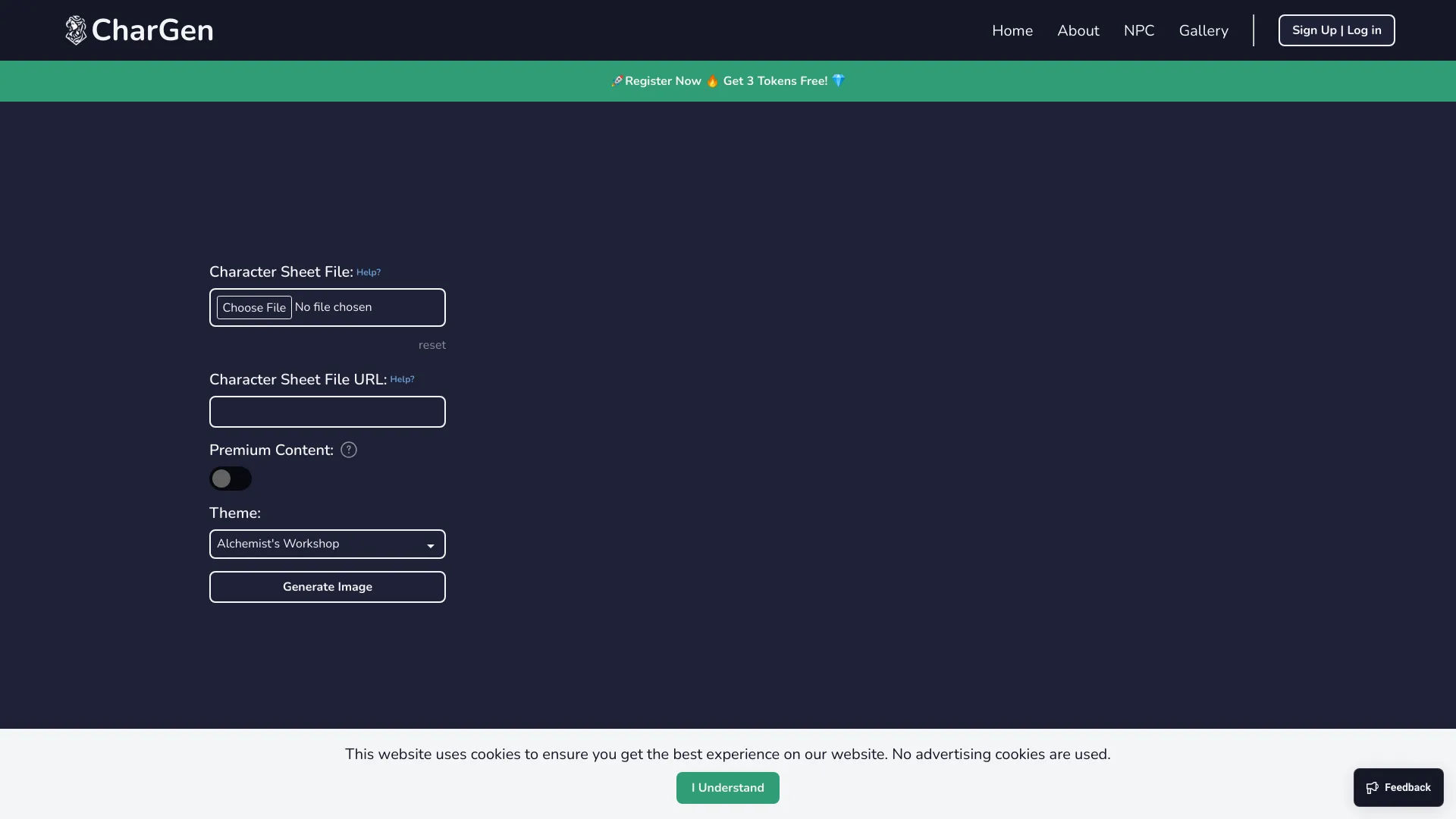 CharGen - AI Tool Ocean