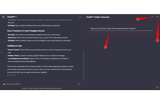 ChatGPT Citation Generator - Chrome Extension - AI Tool Ocean