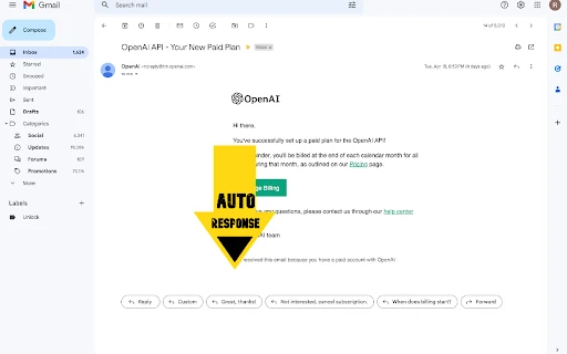 ChatGPT Email Reply - Chrome Extension - AI Tool Ocean