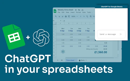 ChatGPT Extension for Google Sheets - Chrome Extension - AI Tool Ocean