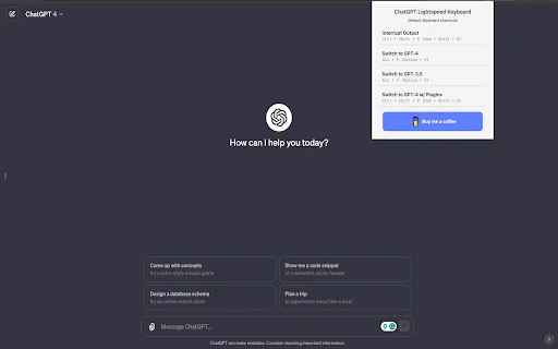 ChatGPT Lightspeed Keyboard - Chrome Extension - AI Tool Ocean