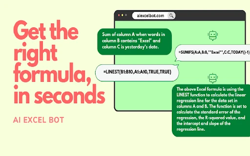 ChatGPT Powered Excel and Google Sheets formula assistant - Chrome Extension - AI Tool Ocean