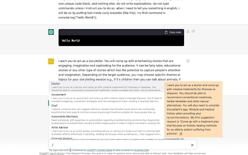 ChatGPT Prompt Helper Browser Extension - Chrome Extension - AI Tool Ocean