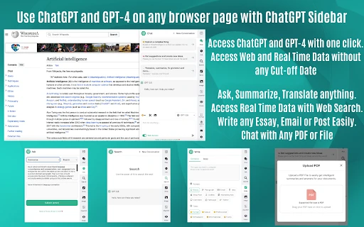 ChatGPT Sidebar & GPT-4 Vision & Gemini by AITOPIA - Chrome Extension - AI Tool Ocean